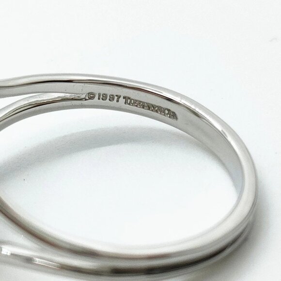Tiffany and Co. Ring Natural Diamond Platinum 670-073125 - Picture 4 of 9